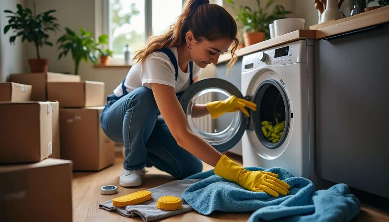 Illustration: Préparer et nettoyer son lave-vaisselle avant le déménagement