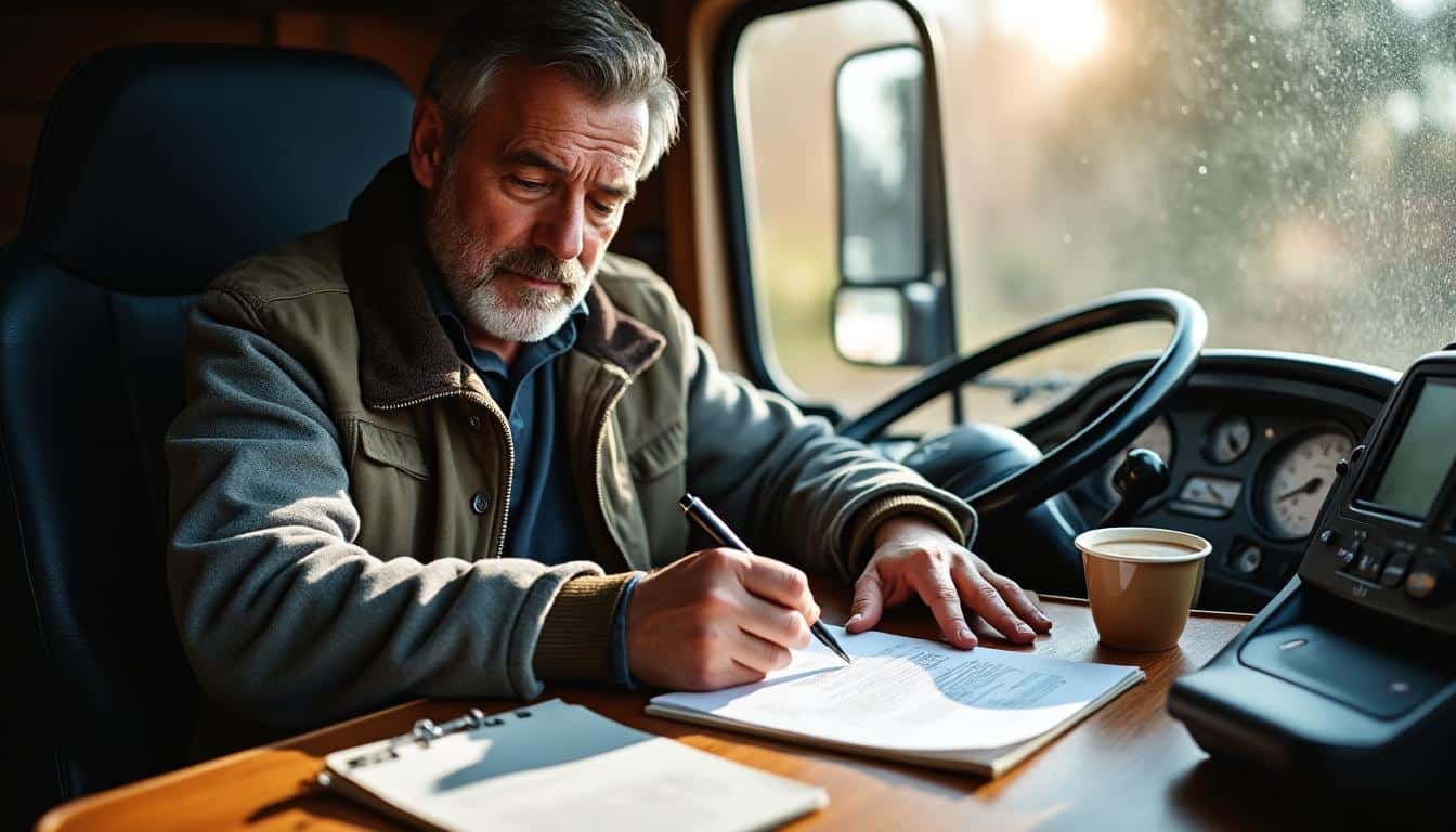 Lettre de démission du chauffeur routier PDF : modèle et conseils