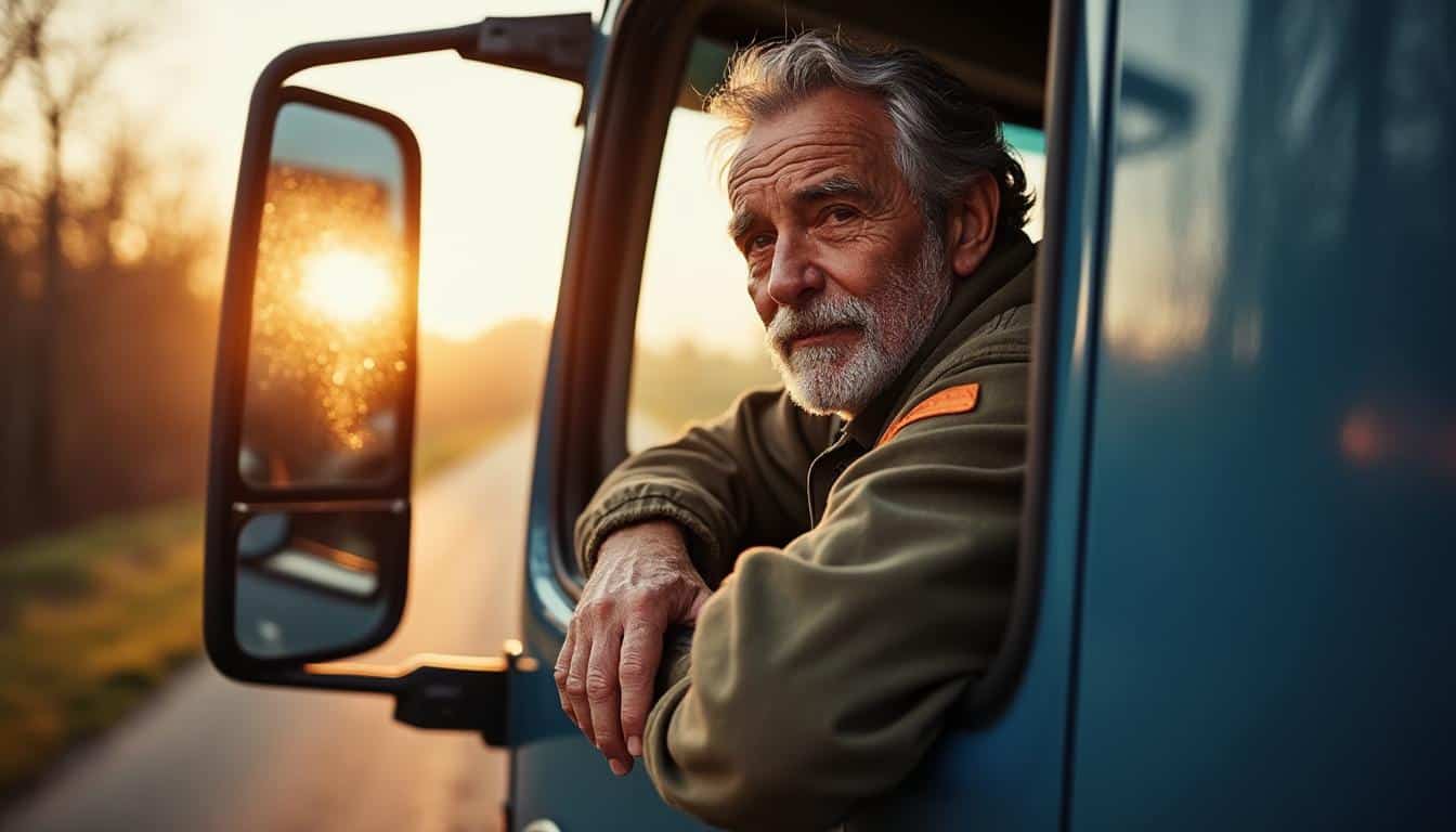 Retraite pour un chauffeur routier : droits, âge et dispositifs clés