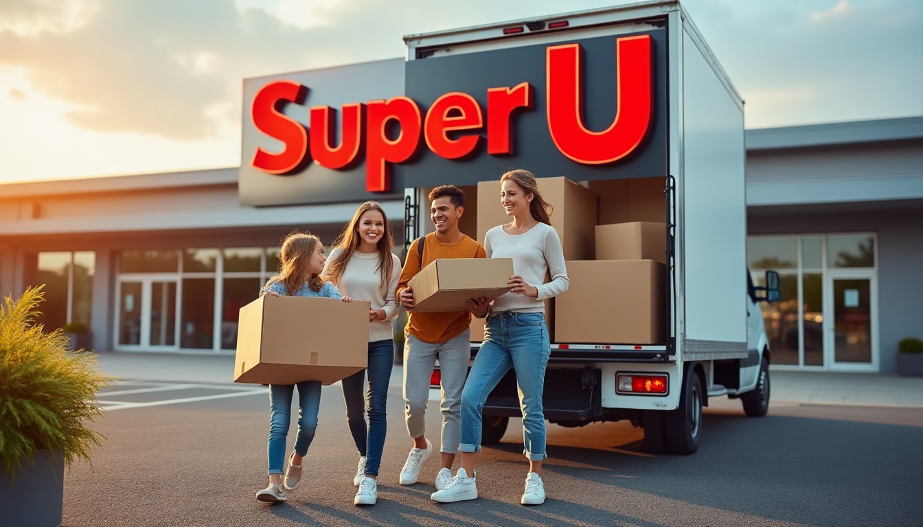 Illustration: Découvrez le service de location de camion utilitaire chez Super U